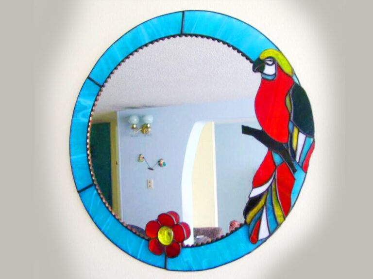 Tiffany Tecnique Glass Mirror
